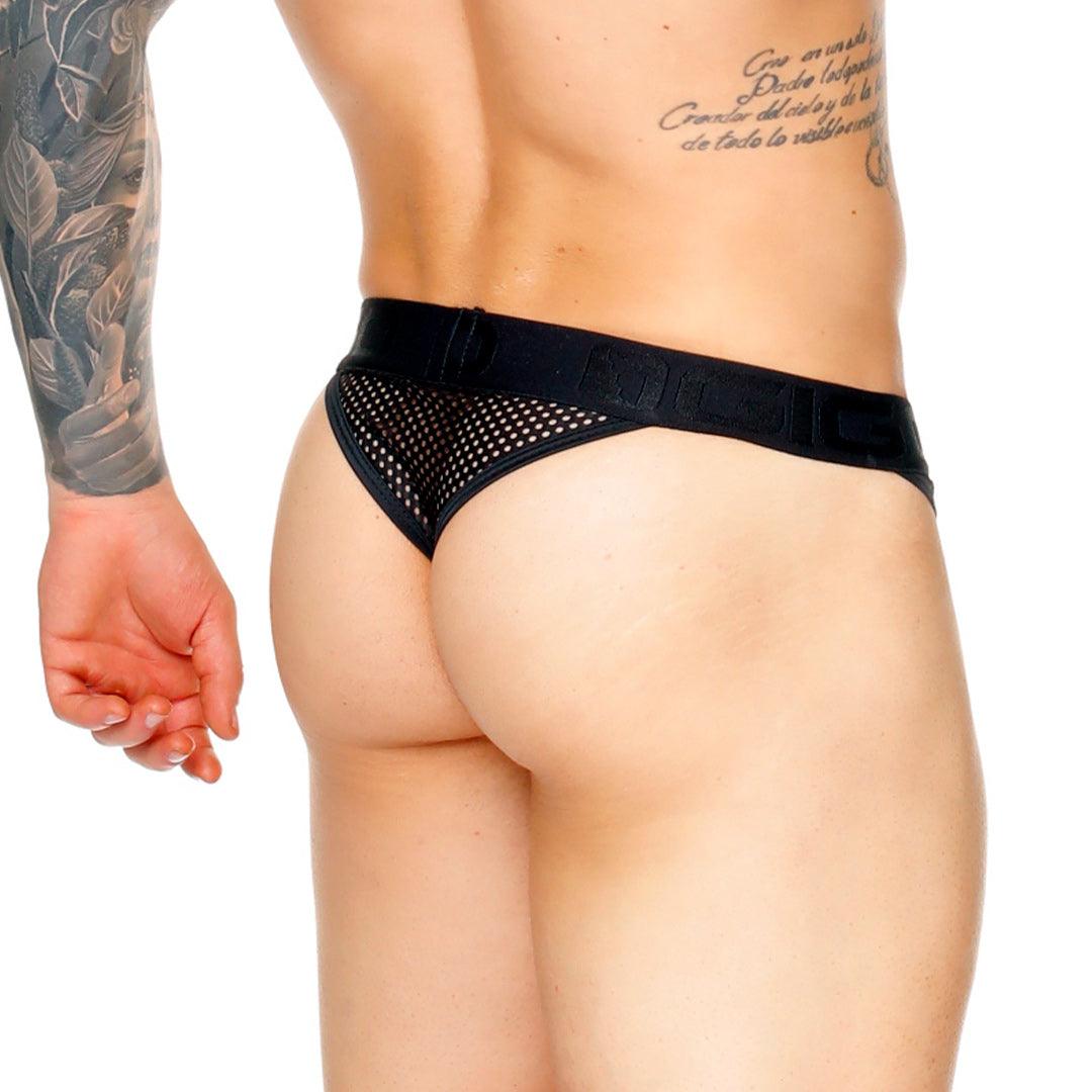 MOROCCO BLACK GSTRING - Tanga negro para hombres