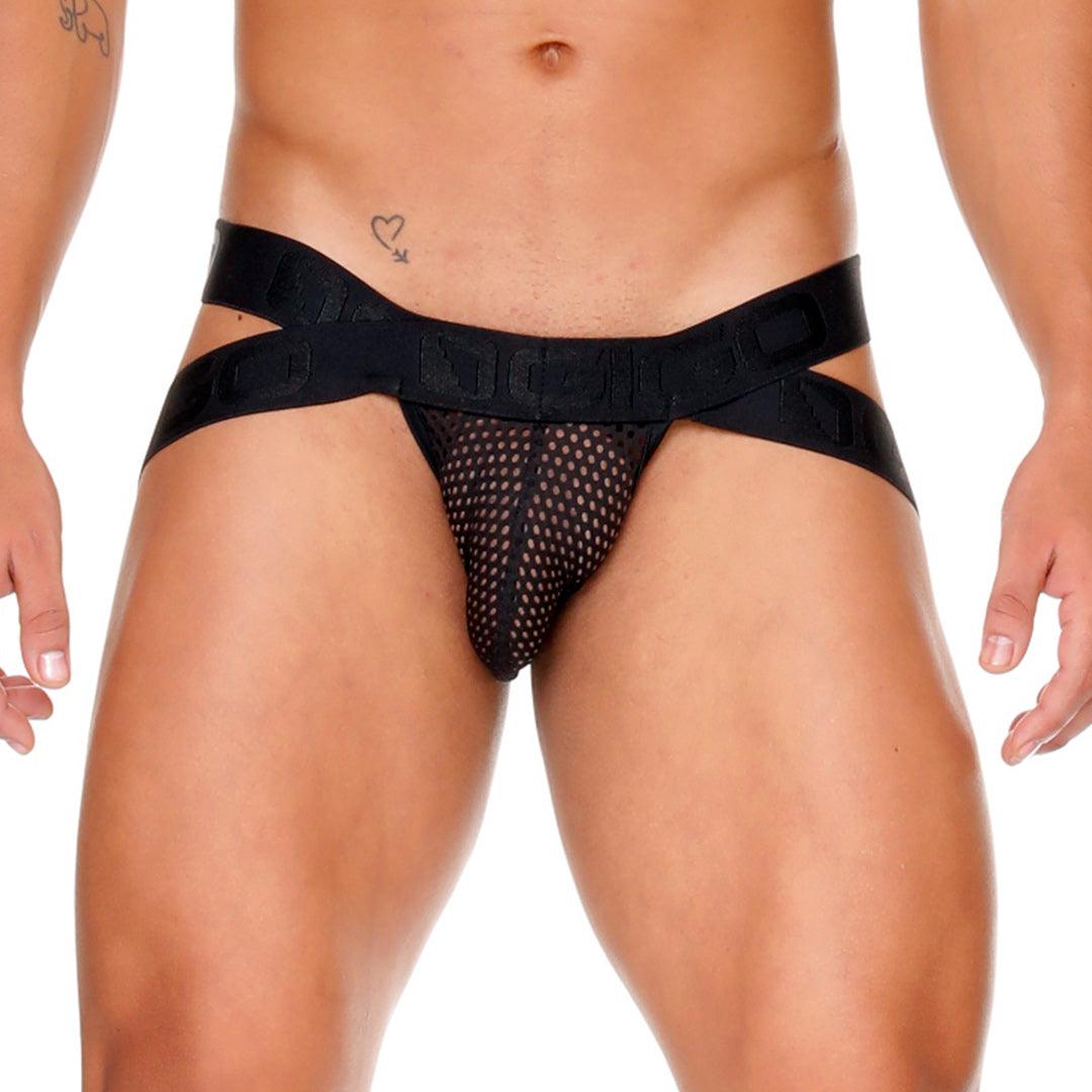 MOROCCO BLACK JOCKSTRAP - Jockstrap negro para hombres