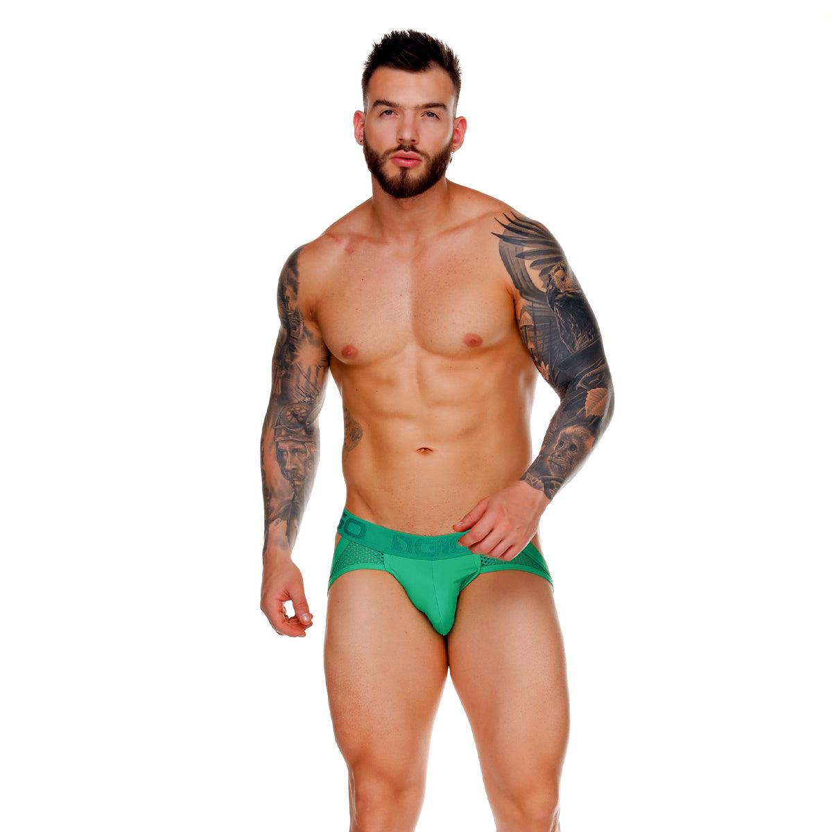 MOROCCO GREEN BRIEF JOCKSTRAP - Gigo Underwear Colombia
