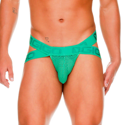 Morocco Green Jockstrap de Gigo Underwear