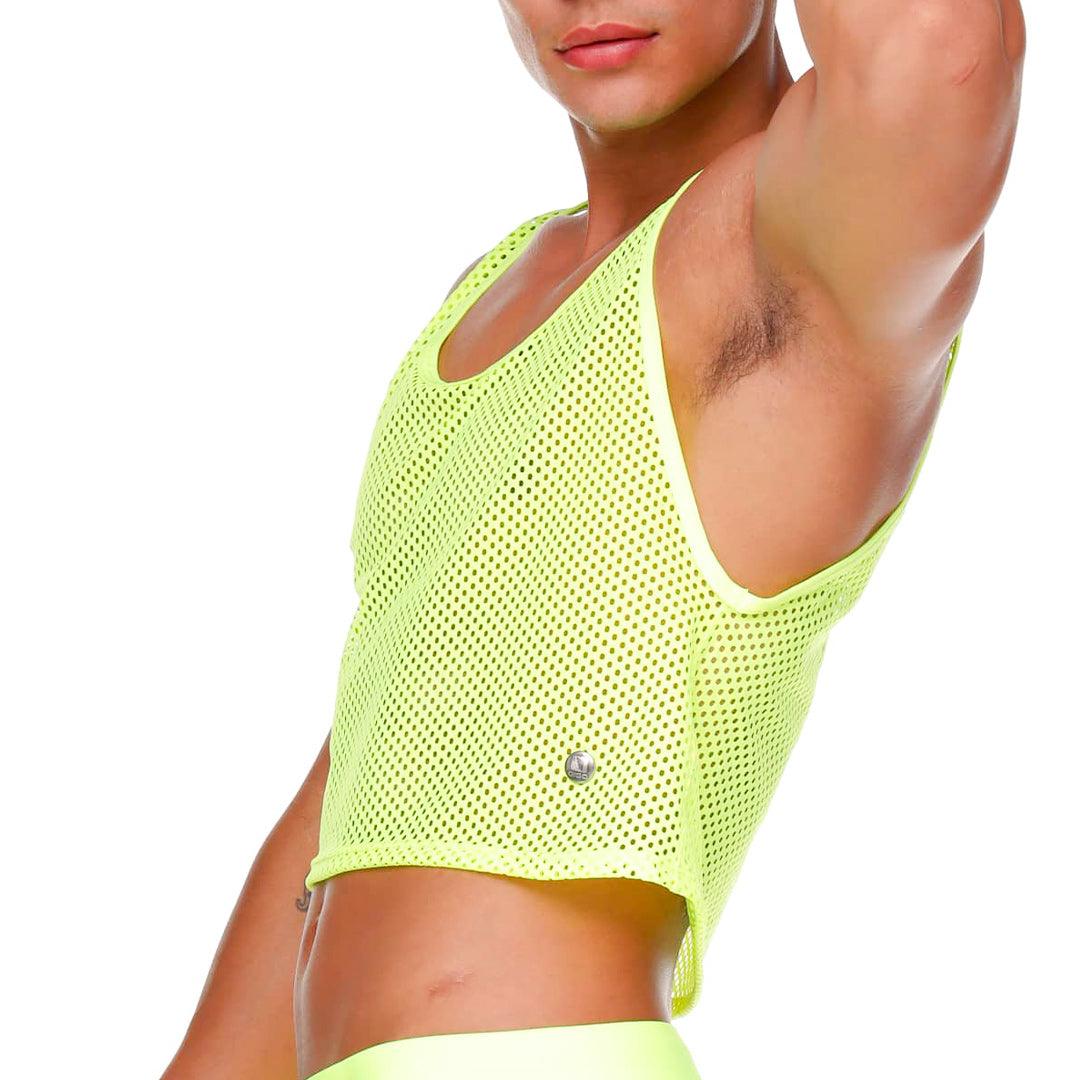 MOROCCO YELLOW CROOP TOP - Gigo Underwear Colombia