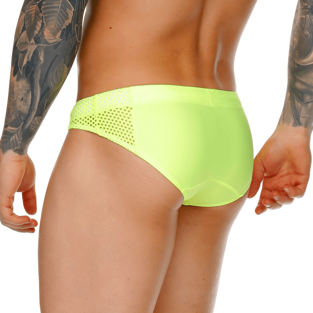 MOROCCO YELLOW SWIM BRIEF - Gigo Underwear Colombia