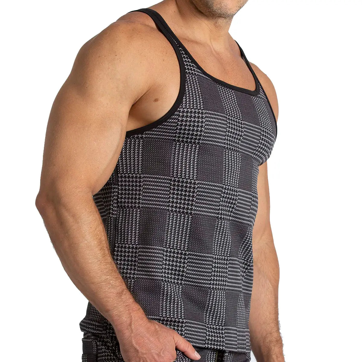 MOUNTAIN BLACK TANK - Gigo Underwear Colombia