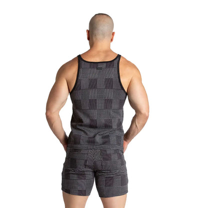 Mountain Black Tank en modelo de Gigo Underwear