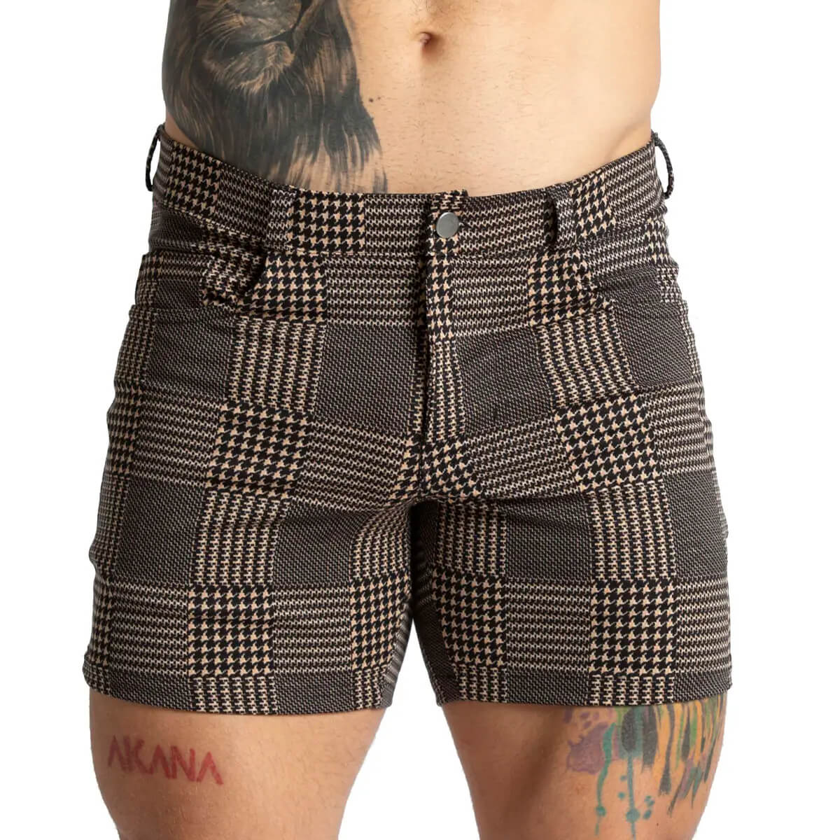 Mountain Brown Short vista frontal de Gigo Underwear