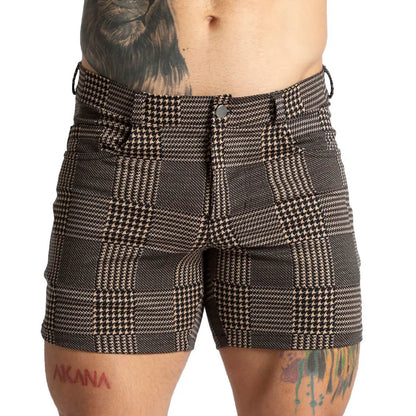 Mountain Brown Short vista frontal de Gigo Underwear