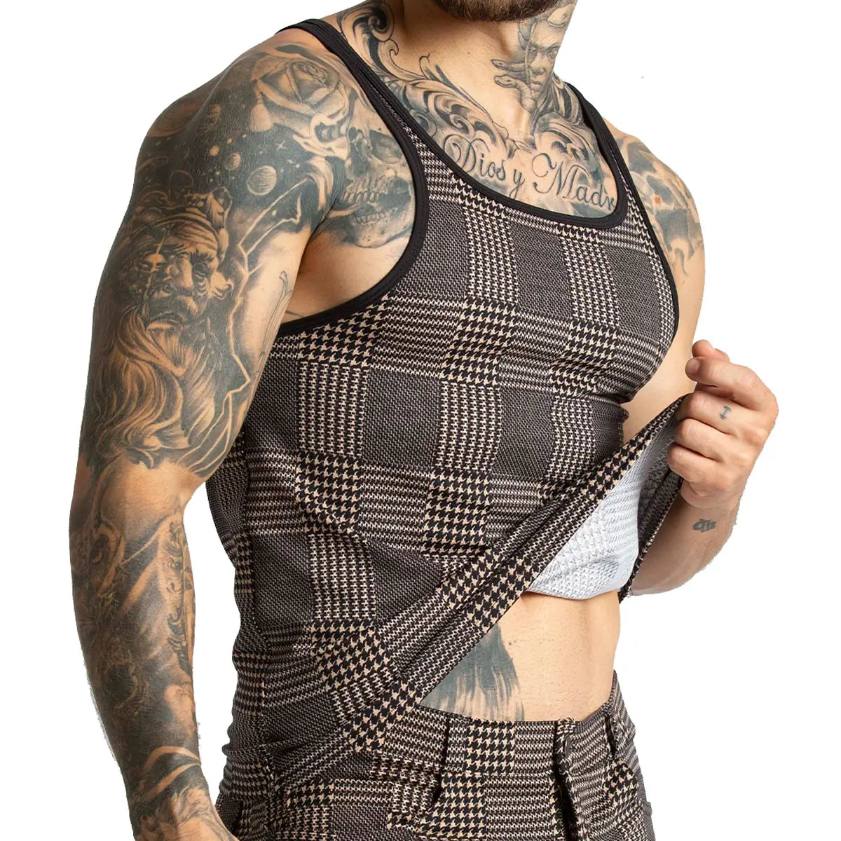 MOUNTAIN BROWN TANK - Gigo Underwear Colombia