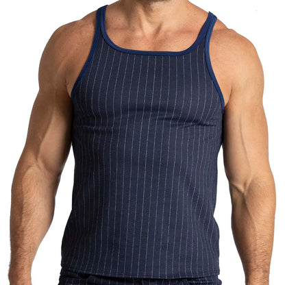 Mountain Line Tank vista frontal de Gigo Underwear