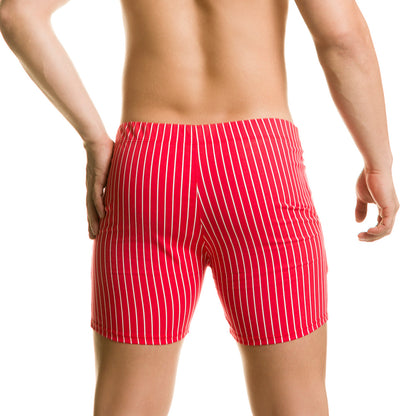 Naval Red Beachwear en modelo de Gigo Underwear