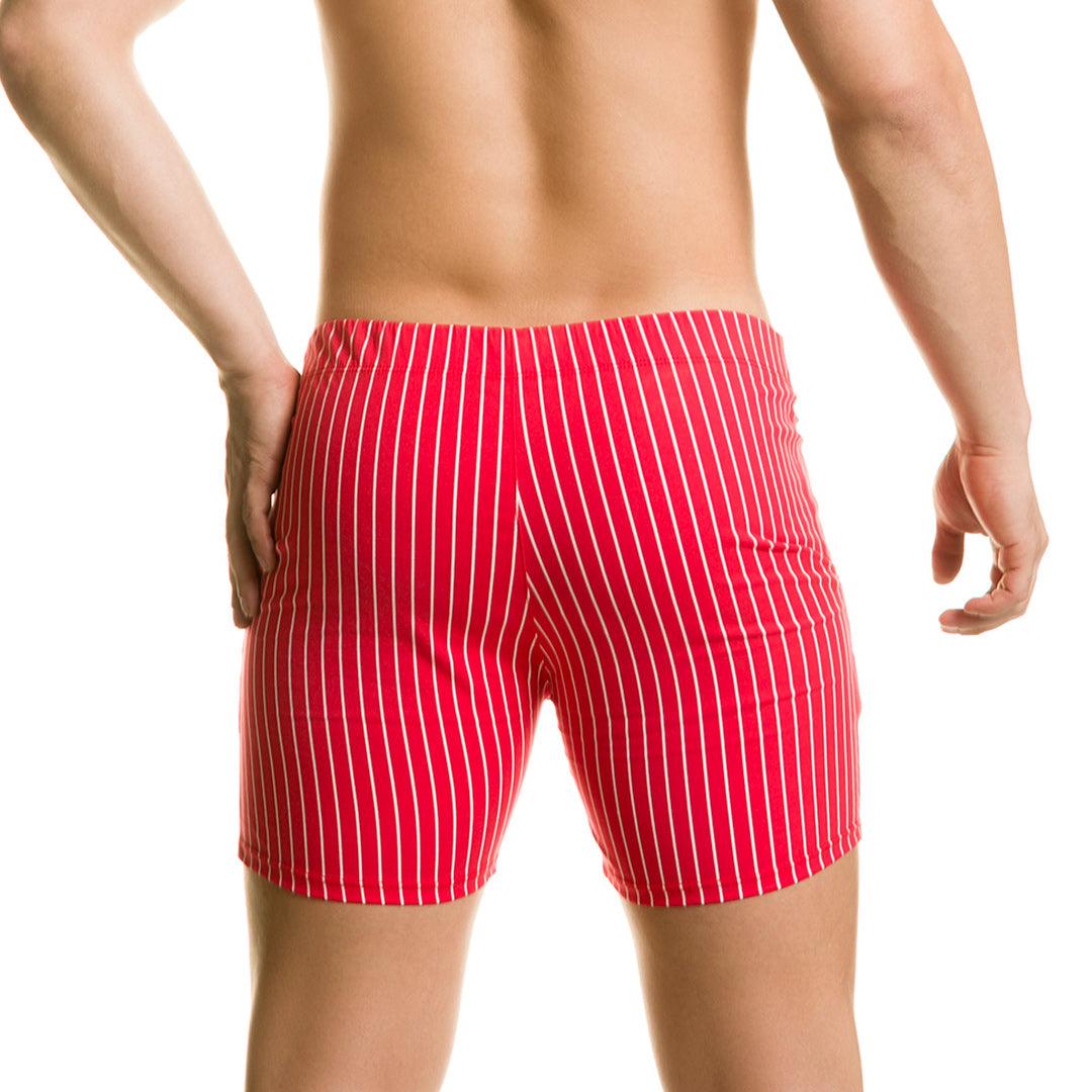 NAVAL RED BEACHWEAR - Pantalones cortos de baño estampados para hombres