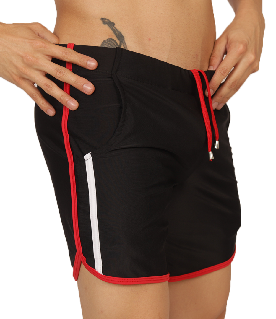 Nice Black Beachwear vista frontal de Gigo Underwear