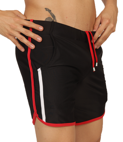 Nice Black Beachwear vista frontal de Gigo Underwear