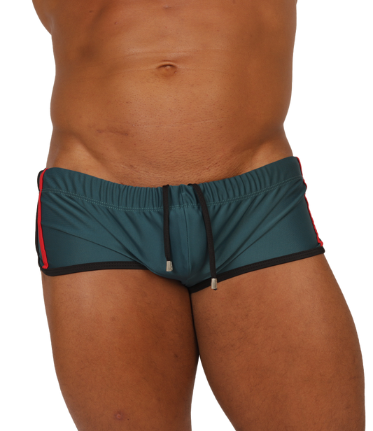 NICE GREEN SWIM TRUNK - Trunk Deportivo Masculino con Estilo Actual
