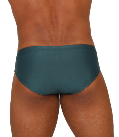 Nice Green Swimbrief vista posterior de Gigo Underwear