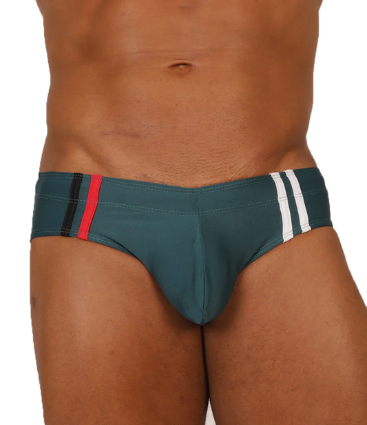 NICE GREEN SWIMBRIEF - Gigo Underwear Colombia
