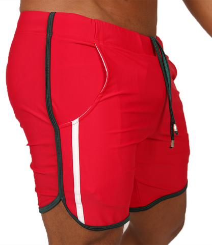 Nice Red Beachwear vista frontal de Gigo Underwear