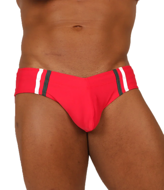 NICE RED SWIMBRIEF - Gigo Underwear Colombia