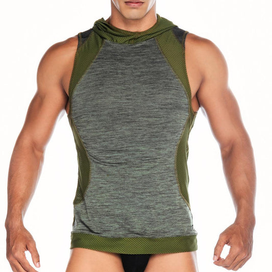 NIRVANA GREEN HOODY TSHIRT - Gigo Underwear Colombia