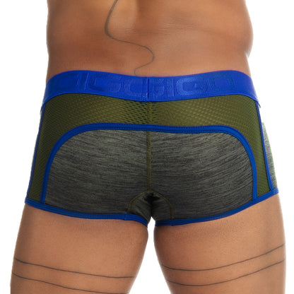 Nirvana Green Trunk vista frontal de Gigo Underwear