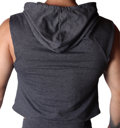 Nafts Gray Hoody T Shirt vista posterior de Gigo Underwear