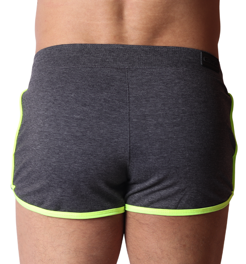 Nafts Gray Shorts vista posterior de Gigo Underwear