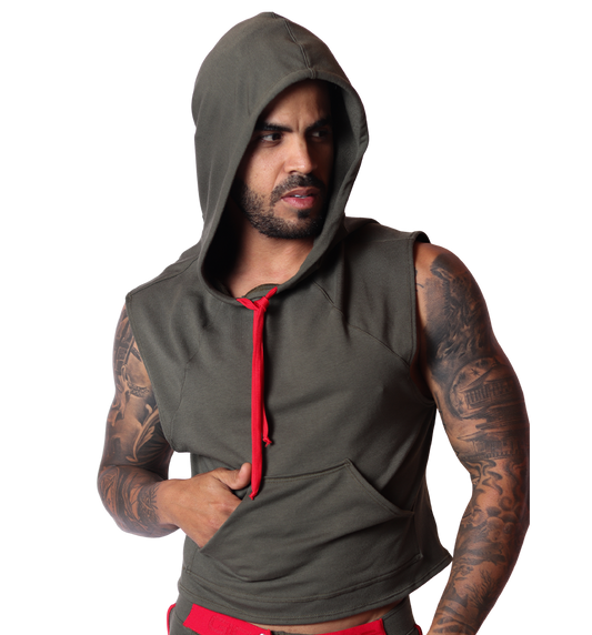Nafts Green Hoody T Shirt de Gigo Underwear