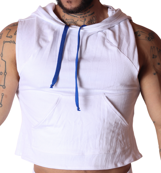 Nafts White Hoody T Shirt de Gigo Underwear