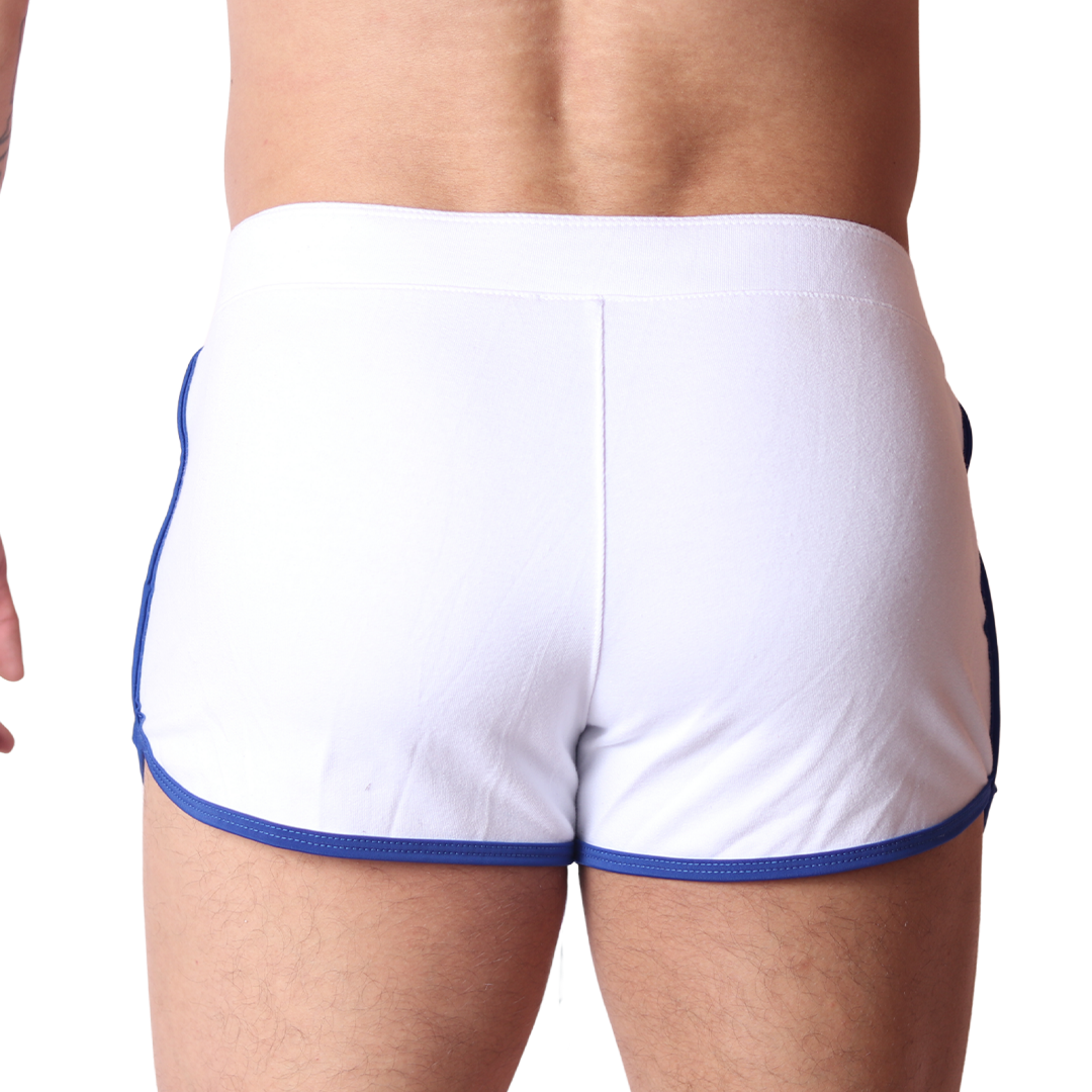 Nafts White Shorts vista posterior de Gigo Underwear