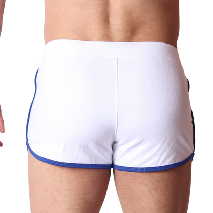 Nafts White Shorts vista posterior de Gigo Underwear