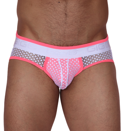 Net Fuchsia Jock Thong de Gigo Underwear