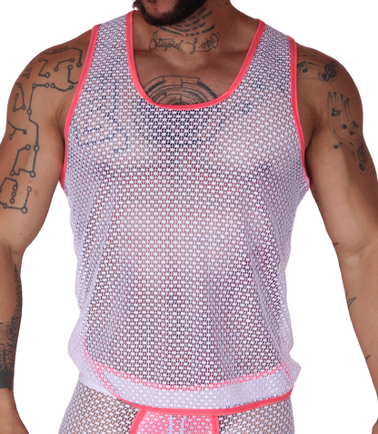 Net Fuchsia Tank de Gigo Underwear