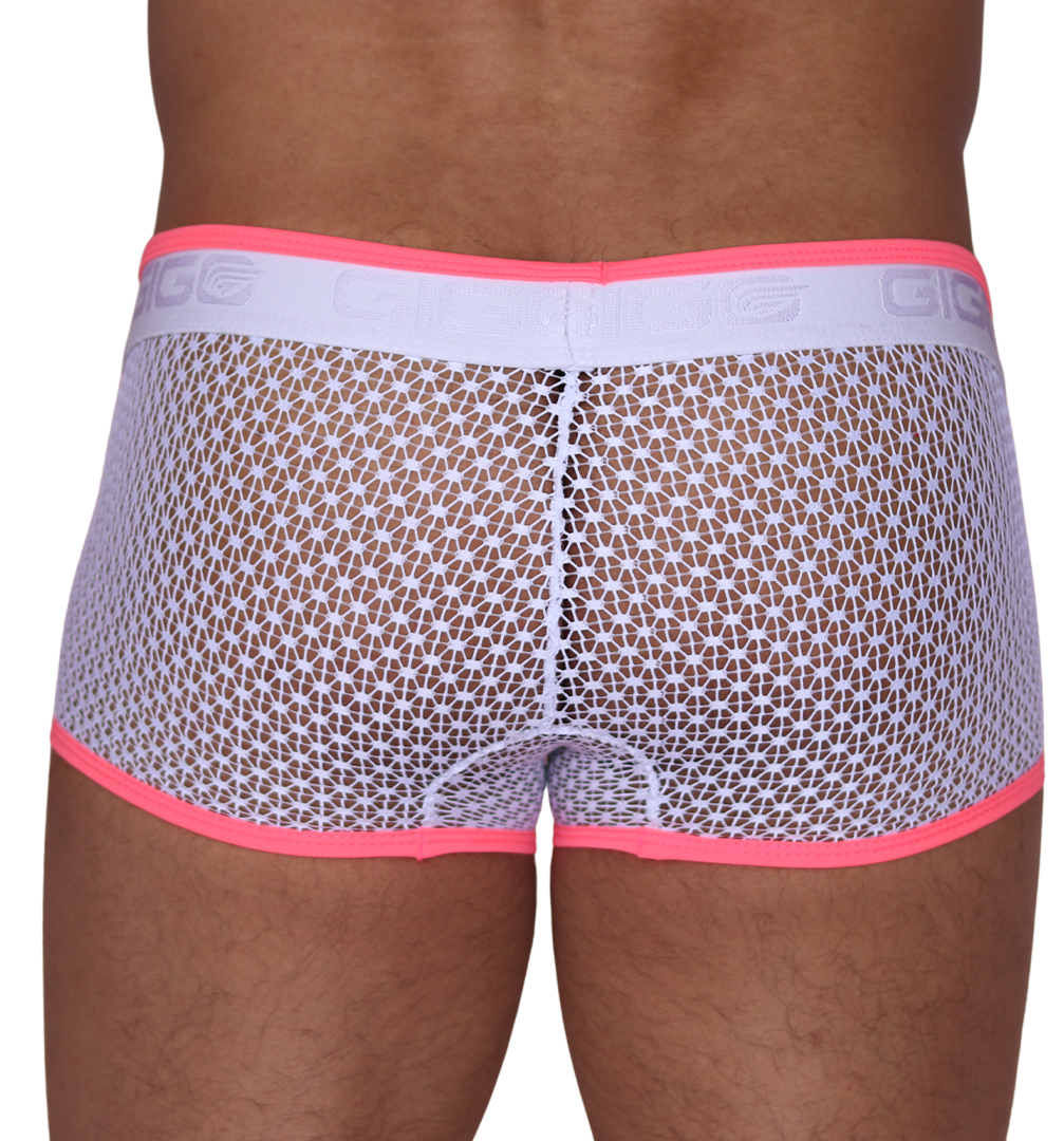 Net Fuchsia Trunk vista posterior de Gigo Underwear