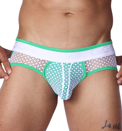 Net Green Jock Thong de Gigo Underwear