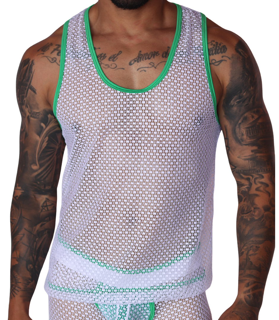 Net Green Tank de Gigo Underwear