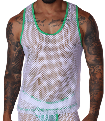 Net Green Tank de Gigo Underwear