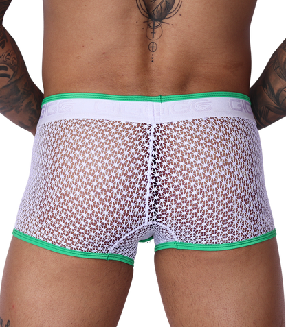 Net Green Trunk vista posterior de Gigo Underwear