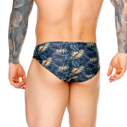 Palms Swim Brief vista frontal de Gigo Underwear