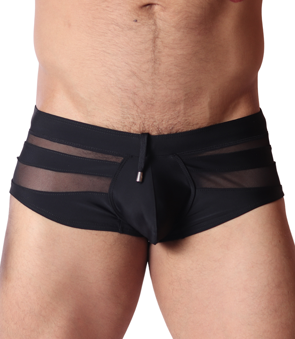 Panel Black Swim Brief de Gigo Underwear