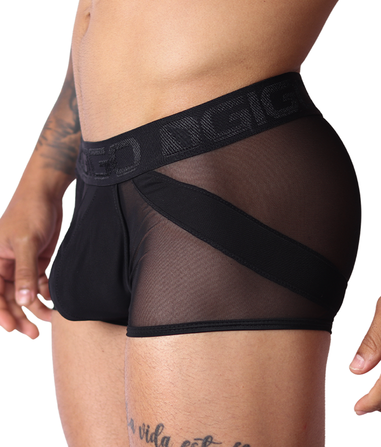 Panel Black Trunk vista frontal de Gigo Underwear