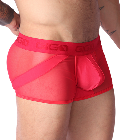 Panel Red Trunk vista frontal de Gigo Underwear
