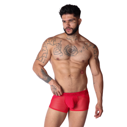 Panel Red Trunk en modelo de Gigo Underwear