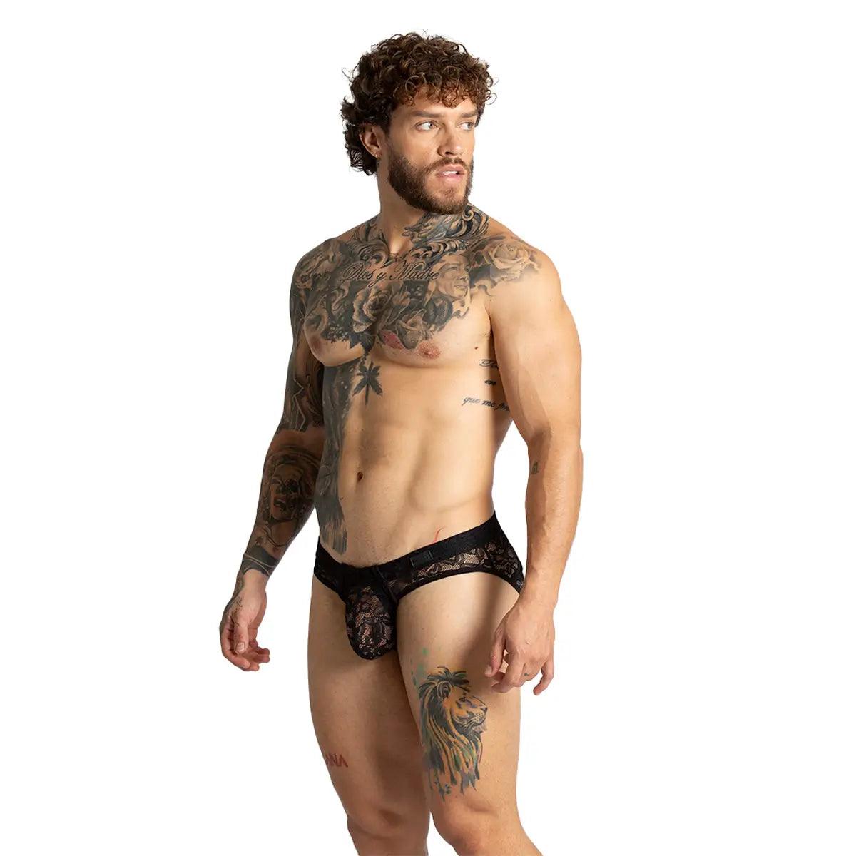 PARADISE BLACK BRIEF JOCK - Gigo Underwear Colombia