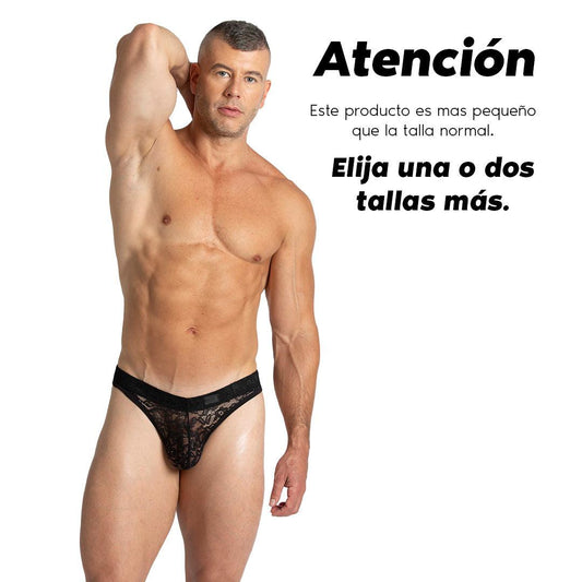 PARADISE BLACK GSTRING - Gigo Underwear Colombia