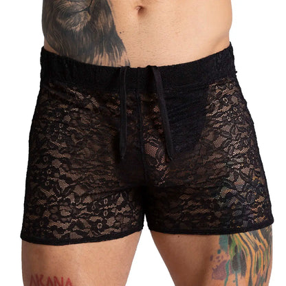 Paradise Black Hotshort vista posterior de Gigo Underwear