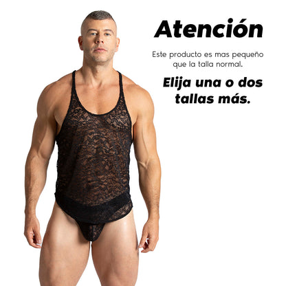 Paradise Black Tank de Gigo Underwear