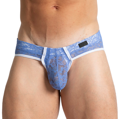 Paradise Blue Brief Jock vista posterior de Gigo Underwear
