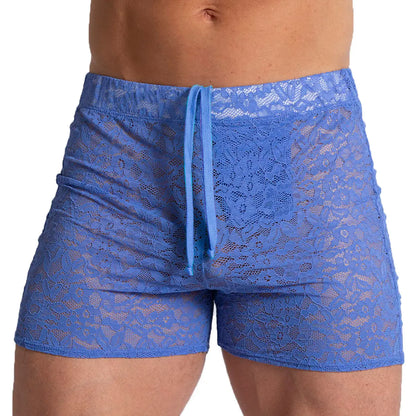 Paradise Blue Hotshort vista frontal de Gigo Underwear