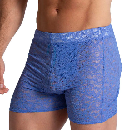 Paradise Blue Hotshort vista posterior de Gigo Underwear