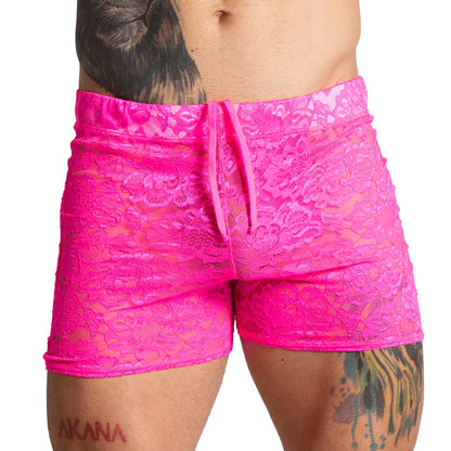 Paradise Fucshia Hotshort vista frontal de Gigo Underwear