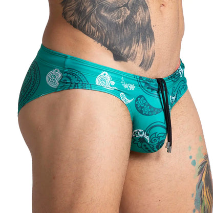 Paradise Swim Brief vista posterior de Gigo Underwear